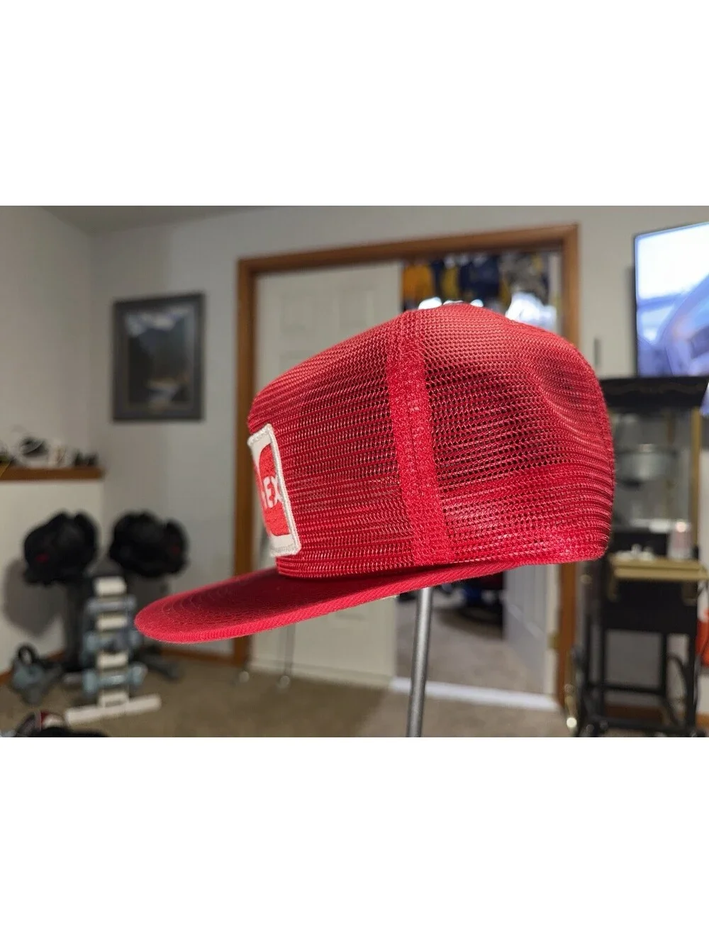 Vintage CENEX Red All-Mesh Trucker Hat/Cap